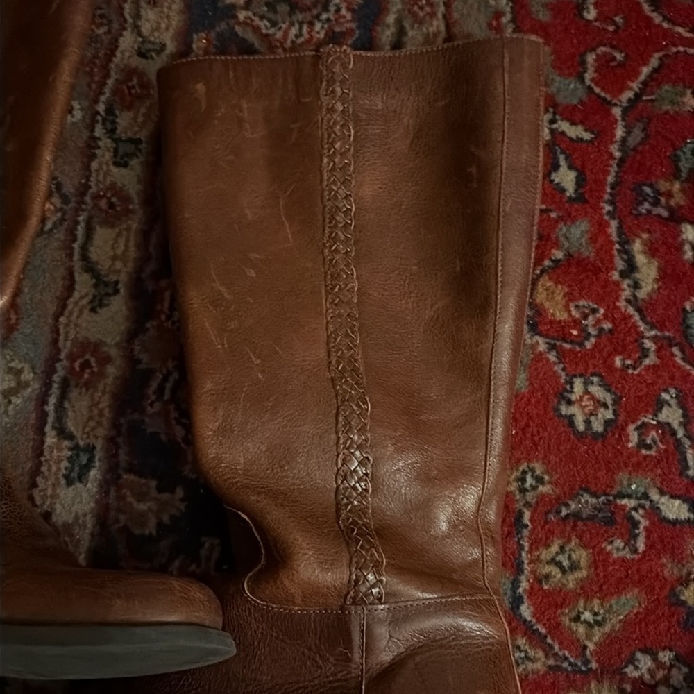 CIVICO Brazilian Genuine Leather Tall Western Riding Boots - Picture 3 of 7